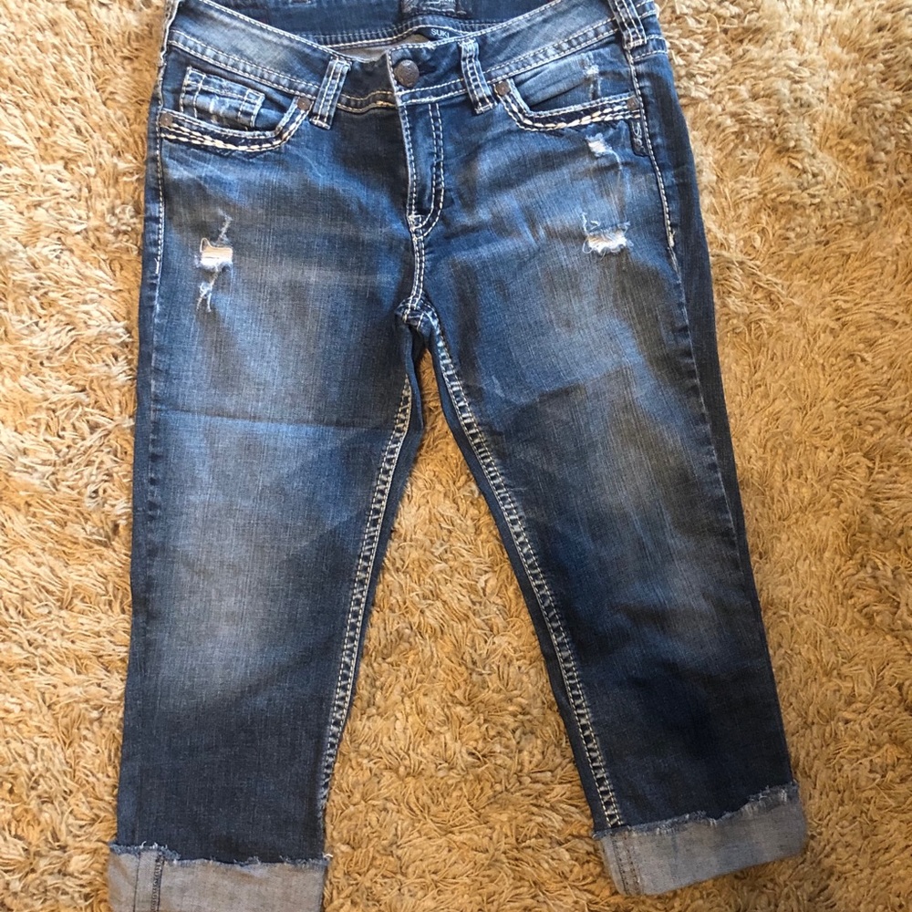 Silver Jeans Suki  Capri